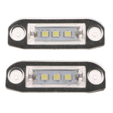 Maxbell Pair LED License Plate Number Light White For Volvo S80 Xc90 S40 V60 S60 C70 - Aladdin Shoppers