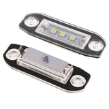 Maxbell Pair LED License Plate Number Light White For Volvo S80 Xc90 S40 V60 S60 C70 - Aladdin Shoppers