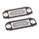 Maxbell Pair LED License Plate Number Light White For Volvo S80 Xc90 S40 V60 S60 C70 - Aladdin Shoppers