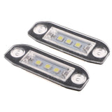 Maxbell Pair LED License Plate Number Light White For Volvo S80 Xc90 S40 V60 S60 C70 - Aladdin Shoppers