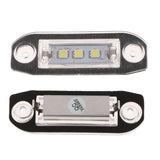 Maxbell Pair LED License Plate Number Light White For Volvo S80 Xc90 S40 V60 S60 C70 - Aladdin Shoppers