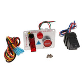 Carbon-look Racing Car 12-24V Ignition Switch Panel Engine Start Push Button - Aladdin Shoppers