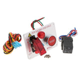 Carbon-look Racing Car 12-24V Ignition Switch Panel Engine Start Push Button - Aladdin Shoppers