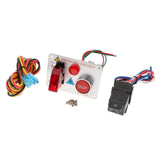 Carbon-look Racing Car 12-24V Ignition Switch Panel Engine Start Push Button - Aladdin Shoppers