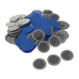 140PCS Auto Car Type Round Puncture Patches Inner Tire Repair Tool 25mm