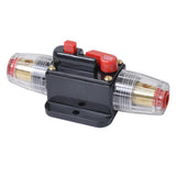 Maxbell 100A In-Line DC Circuit Breaker Manual Reset Stereo/Audio/Car/RV Fuse Holder - Aladdin Shoppers