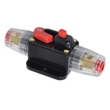 Maxbell 100A In-Line DC Circuit Breaker Manual Reset Stereo/Audio/Car/RV Fuse Holder - Aladdin Shoppers