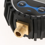 Digital Tire Inflator With Pressure Gauge, 200 PSI Air Chuck And Compressor Accessories With LED Backlit Screen Black - Aladdin Shoppers