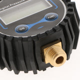 Digital Tire Inflator with Pressure Gauge, 200 PSI Air Chuck and Compressor Accessories with LED backlit screen Black - Aladdin Shoppers