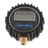 Digital Tire Inflator With Pressure Gauge, 200 PSI Air Chuck And Compressor Accessories With LED Backlit Screen Black - Aladdin Shoppers
