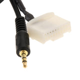 Maxbell 2x3.5mm AUX in Audio Input Cable Lead Adapter for      Corolla