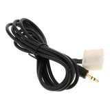 Maxbell 2x3.5mm AUX in Audio Input Cable Lead Adapter for      Corolla