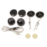 Pair of Car Dome Tweeter Speakers Quality Treble Stereo Audio Loudspeaker