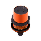 Maxbell 2xCar Aluminum Alloy USB QC3.0 Quick Charge for LED Display Golden Orange