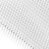 1 Piece Car Vehicle Silver Tone Aluminum Alloy Rhombic Grille Mesh Sheet - Aladdin Shoppers