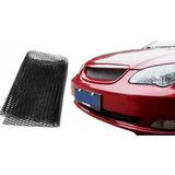 1 Piece Car Vehicle Silver Tone Aluminum Alloy Rhombic Grille Mesh Sheet Replacement Black - Aladdin Shoppers