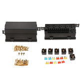 1 Set 11 Way Blade Fuse Box Car Fuse Box Holder Standard Circuit Fuse Holder Box Block - Aladdin Shoppers