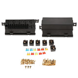 1 Set 11 Way Blade Fuse Box Car Fuse Box Holder Standard Circuit Fuse Holder Box Block - Aladdin Shoppers