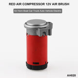 12V Compact Car Snail Dual Tone Electric Pump Siren Loud Air Horn Truck - Aladdin Shoppers