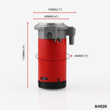 12V Compact Car Snail Dual Tone Electric Pump Siren Loud Air Horn Truck - Aladdin Shoppers