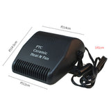 12V 150W Car Heater Fan Winter Windscreen Demister Defroster Portable