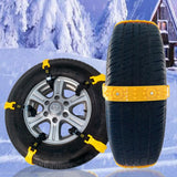 10 Pack Snow Tire Chains for Most Cars Anti-slip Chains Emergency All Season SUV Tire Cables Tire Width: 165-285mm/6-11 Inch - Aladdin Shoppers