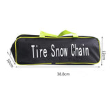 10 Pack Snow Tire Chains for Most Cars Anti-slip Chains Emergency All Season SUV Tire Cables Tire Width: 165-285mm/6-11 Inch - Aladdin Shoppers