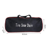 6 Pack Snow Tire Chains for Most Cars Anti-slip Chains Emergency All Season SUV Tire Cables Tire Width: 165-285mm/6-11 Inch - Aladdin Shoppers