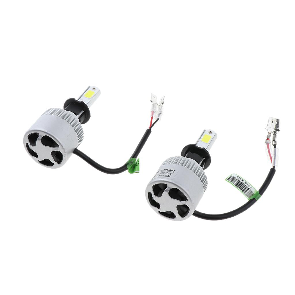 Maxbell Maxbell 2 Pack L+R 36W 8000LM Headlight Bulbs Lamp Super Bright 6500K  H3
