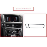 Interior Accessories Air Conditioning Switch Panel Cover Trim for Audi Q5 10-17(Black)