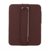 Maxbell 2xEye Frame Holder Car Sun Glasses Ticket Receipt Card Clip Storage Board Brown