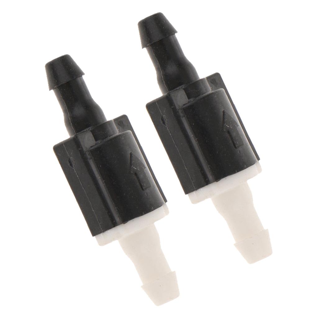 Maxbell 2 Pieces Black Plastic Wiper Washer Windshield Check Valve Right 8532128020 85321-28020 Fit for Toyota for Lexus for Scion
