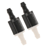 Maxbell 2 Pieces Black Plastic Wiper Washer Windshield Check Valve Right 8532128020 85321-28020 Fit for Toyota for Lexus for Scion