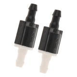 Maxbell 2 Pieces Black Plastic Wiper Washer Windshield Check Valve Right 8532128020 85321-28020 Fit for Toyota for Lexus for Scion