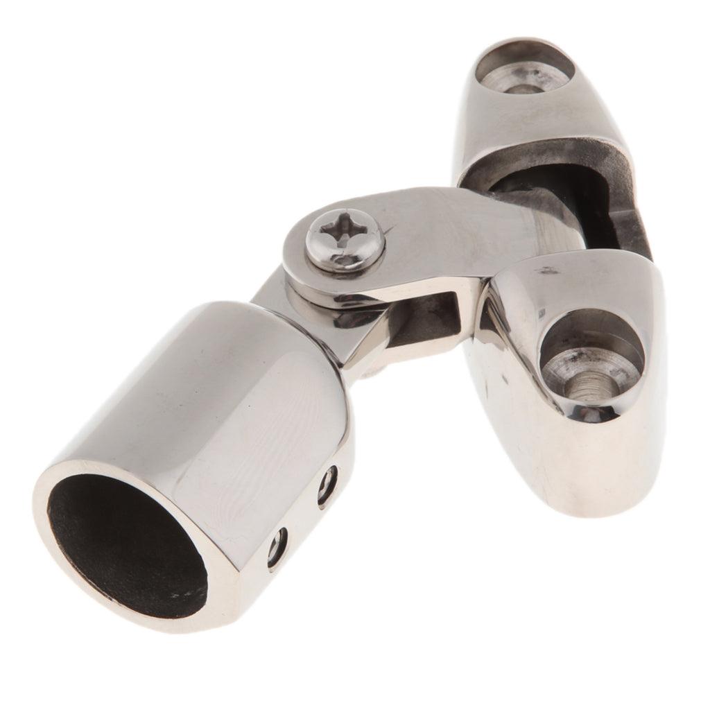 Maxbell Maxbell Marine Boat Sun Shade Awning Hand Rail Fitting, 316 Stainless Steel Hardware 25mm Bend Slide Cap