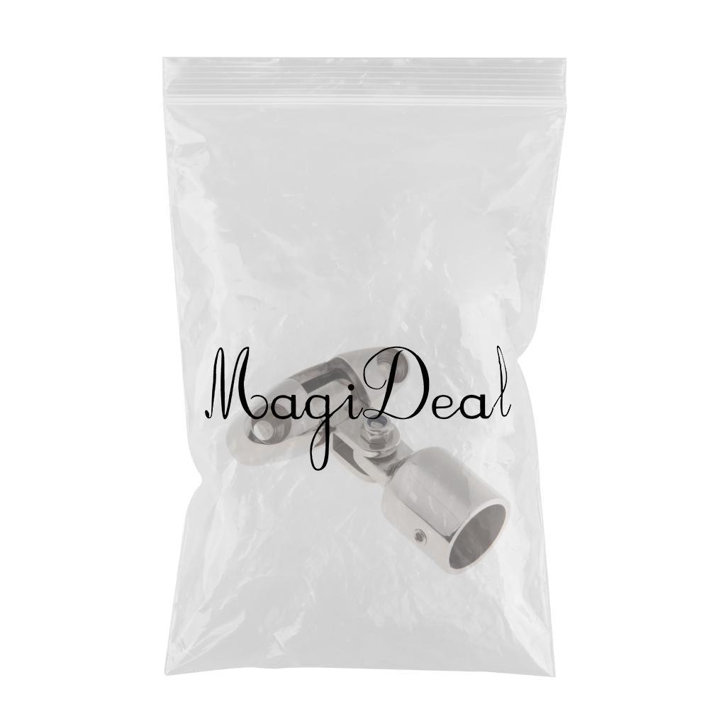 Maxbell Maxbell Marine Boat Sun Shade Awning Hand Rail Fitting, 316 Stainless Steel Hardware 25mm Slide Cap