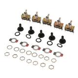 Maxbell 5 Pack Heavy Duty Rocker Toggle Switch 15A 250V SPST 2 Pin ON/OFF Switch With Waterproof Boot Cap Cover - Aladdin Shoppers