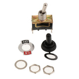 Maxbell 5 Pack Heavy Duty Rocker Toggle Switch 15A 250V SPST 2 Pin ON/OFF Switch With Waterproof Boot Cap Cover - Aladdin Shoppers