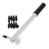 Maxbell Aluminum Dent Hail Hammer Tap Down with Screw-on Plastic Tip for Car Repair Tool - Aladdin Shoppers