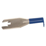CAR VAN DOOR HANDLE REMOVER REMOVAL STEEL TOOL WITH BLUE RUBBER GRIP HANDLE - Aladdin Shoppers