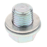 Maxbell Silver Anodized Magnetic Engine Oil Pan Drain Plug/Bolt W/ Crush Washer M14*12mm for For Honda Accord - Aladdin Shoppers
