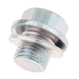 Maxbell Silver Anodized Magnetic Engine Oil Pan Drain Plug/Bolt W/ Crush Washer M14*12mm for For Honda Accord - Aladdin Shoppers