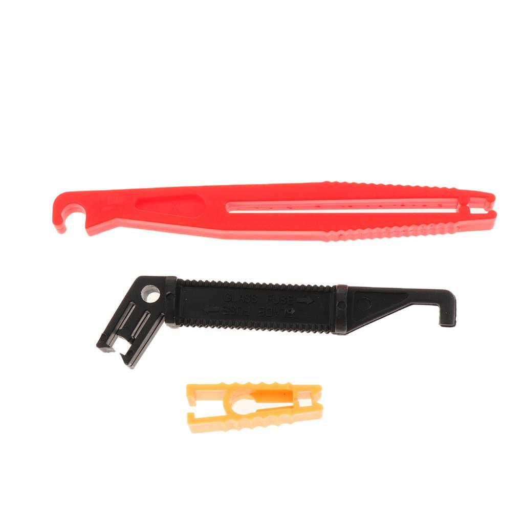 Maxbell Maxbell 3PCS Blade Glass Fuse Puller Insertion Tool Standard Car Fuses Box ,an Essential Tool for Car Owner