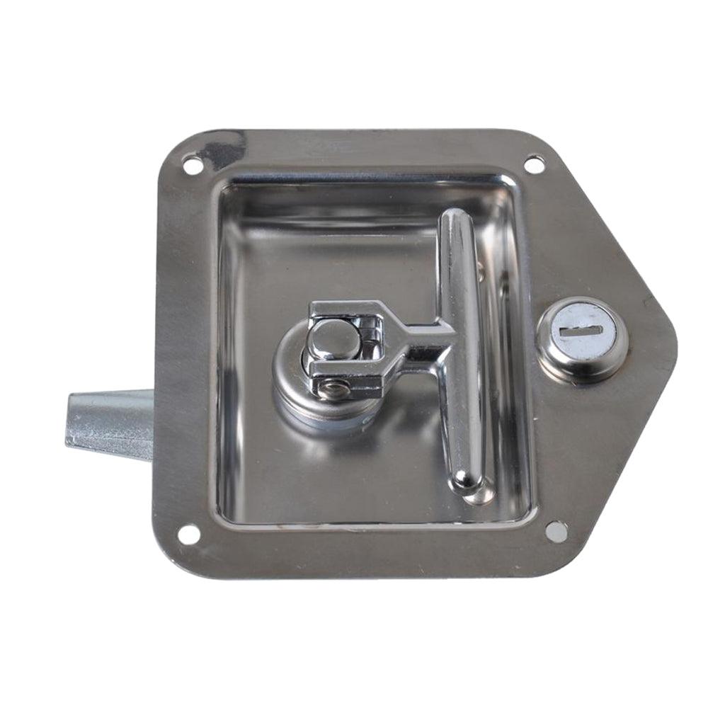 Maxbell Maxbell Car Truck Trailer Camp Stainless Steel Folding T Shape Handle Lock Tool Latch