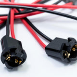 Maxbell 2x5pieces T10 W5W Wedge Light Bulb Socket Connector Holder For Auto Truck Boat