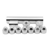 Maxbell 2 Sets Aluminum Alloy Car Fuel Filter 5/8-24 Thread for 4003 WIX 24003