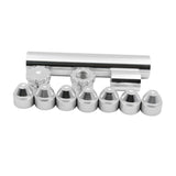 Maxbell 2 Sets Aluminum Alloy Car Fuel Filter 5/8-24 Thread for 4003 WIX 24003