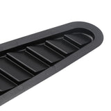 Maxbell 2X ABS Black Car Air Flow Intake Hood  Vent Louver Bonnet Cover Decor