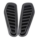 Maxbell 2X ABS Black Car Air Flow Intake Hood  Vent Louver Bonnet Cover Decor
