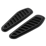 Maxbell 2X ABS Black Car Air Flow Intake Hood  Vent Louver Bonnet Cover Decor